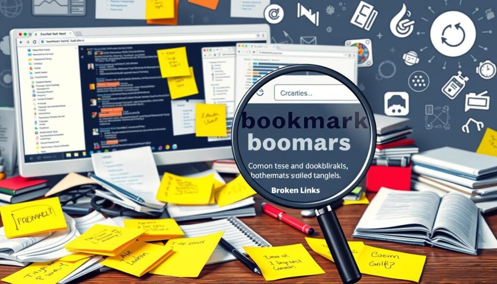bookmark troubleshooting