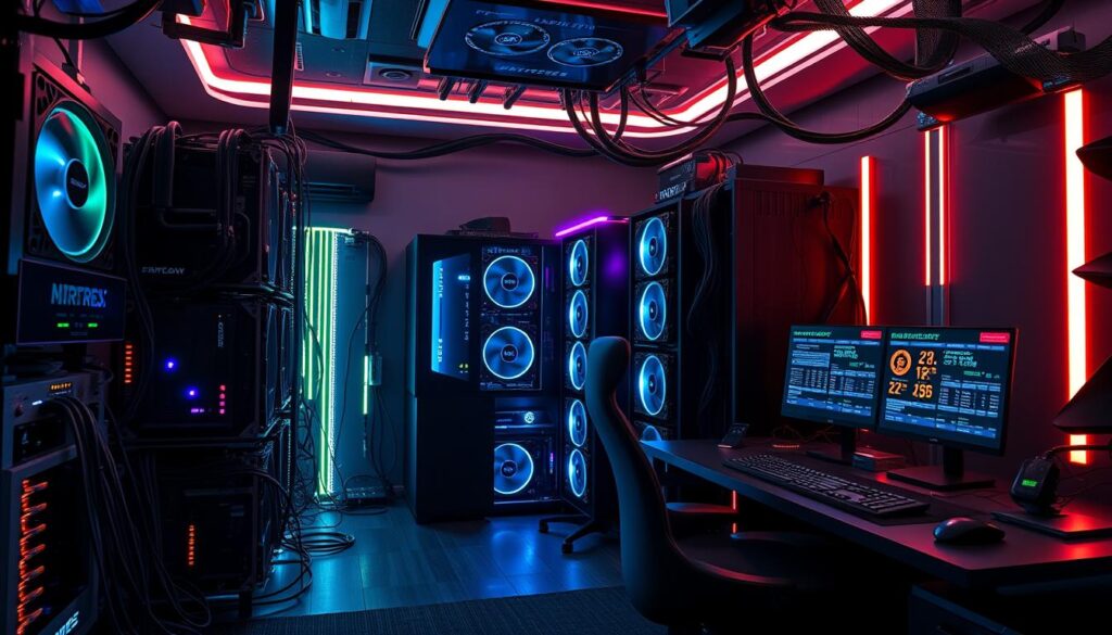 crypto mining rig setup